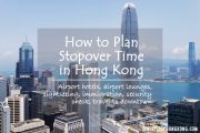 How to plan stopover time in Hong Kong
